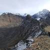 View of the summit from a prominent false peak.