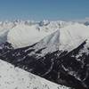 Ridge view looking east toward the Bird Glacier peaks.