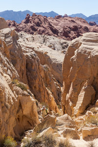Colorful sand stones