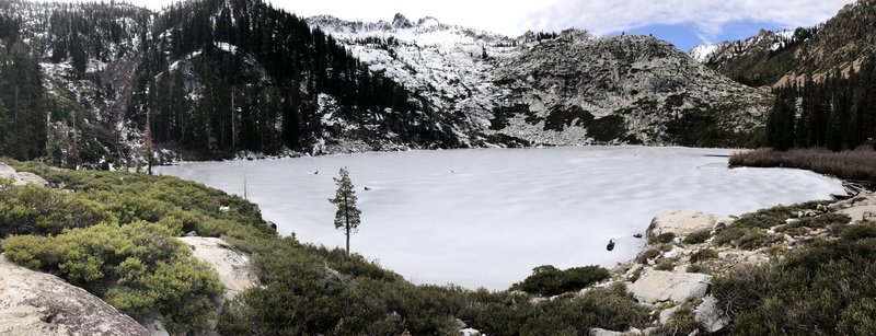 Frozen granite lake! 1/13/18