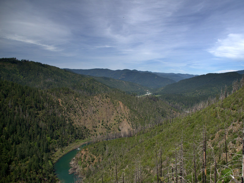 Looking north from Buzzards Roost