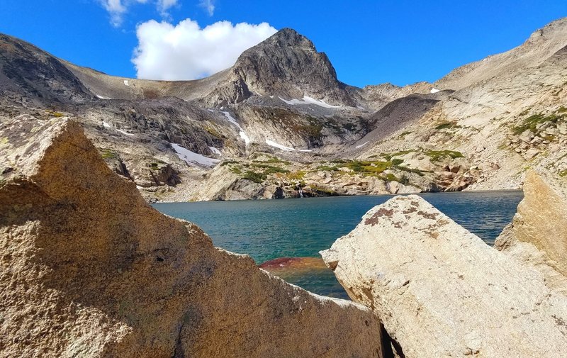 Blue Lake with Mt Toll