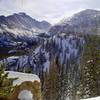 View of Longs Peak from the trail