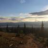 Sunrise coming up Mt. Elbert.