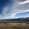 Looking south at the hogback