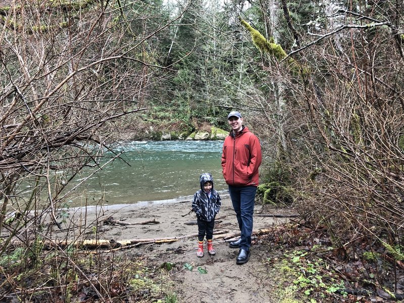 Checking out the Green River