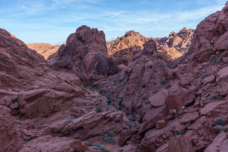 The view from Fire Canyon Overlook.