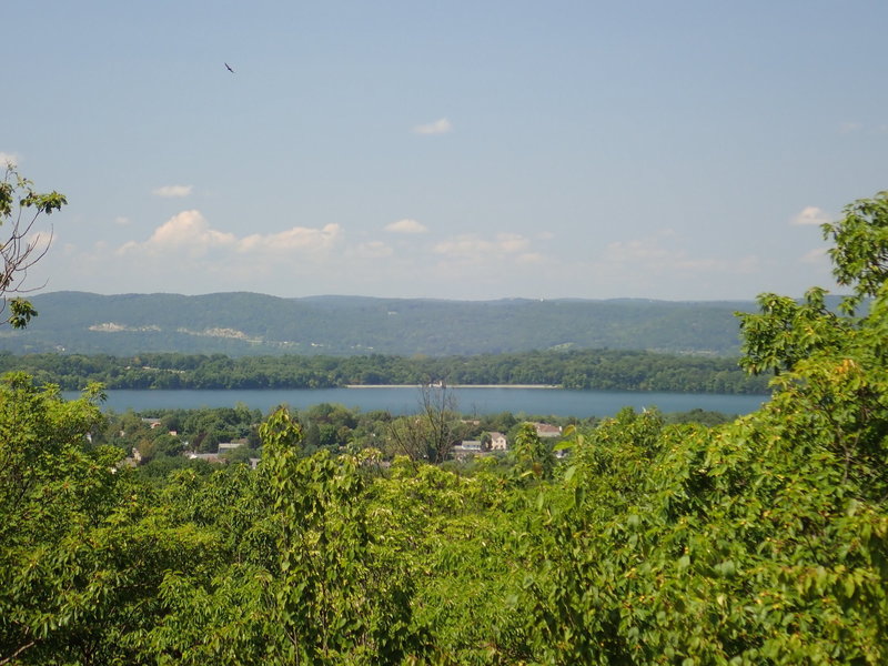 View west to Ramapo Mountains and I-287