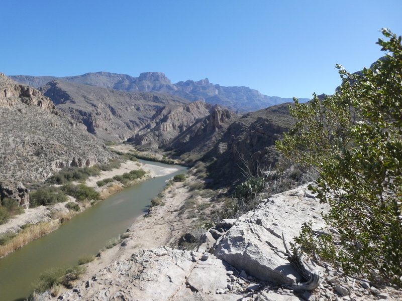 Along the connector trail between the South and North forks of the Marufo Vega Trail