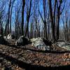 Bare rock at the summit