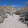 Looking north at the intersection with the Ore Terminal Trail.