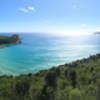 View of Tongue Point and Fairy Cove from the trail