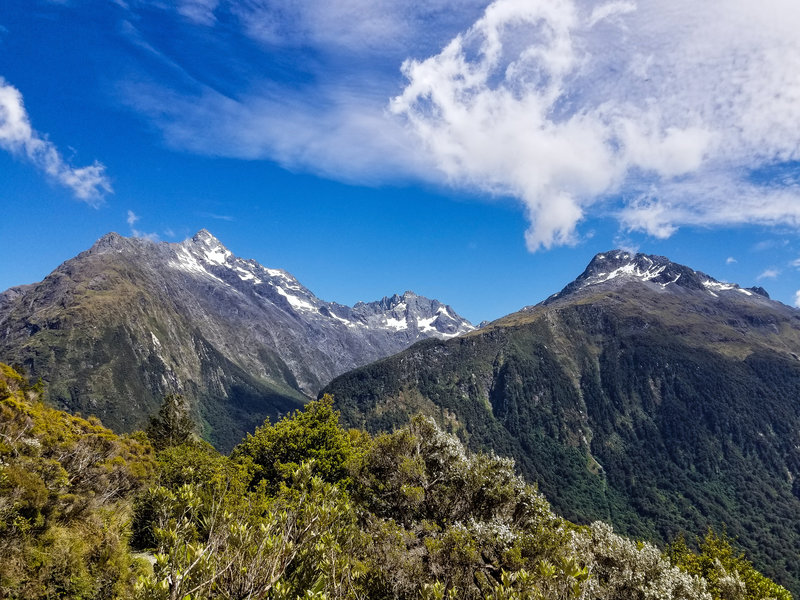 East Peak and Mount Christina from Routeburn Track