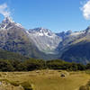 Lake Marian surrounded by the mountains that source the tarn