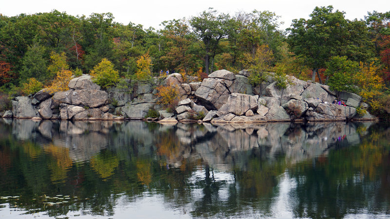 Rocks on Pine Meadow Lake