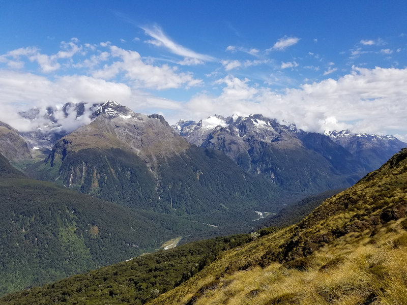 Mount Patuki covered in clouds