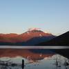 View of Bold Peak across Eklutna Lake.