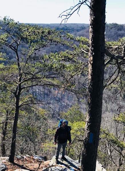 One of the beautiful overlooks on Collins Rim trail