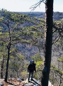 One of the beautiful overlooks on Collins Rim trail