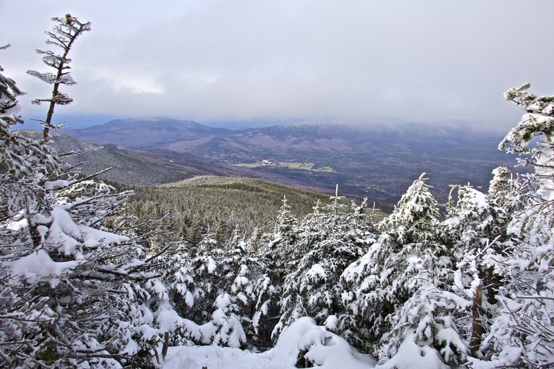 View of Mount Washington resort from Mount Tom