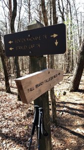 Junction of Stanley Gap and Benton Mackaye Trails