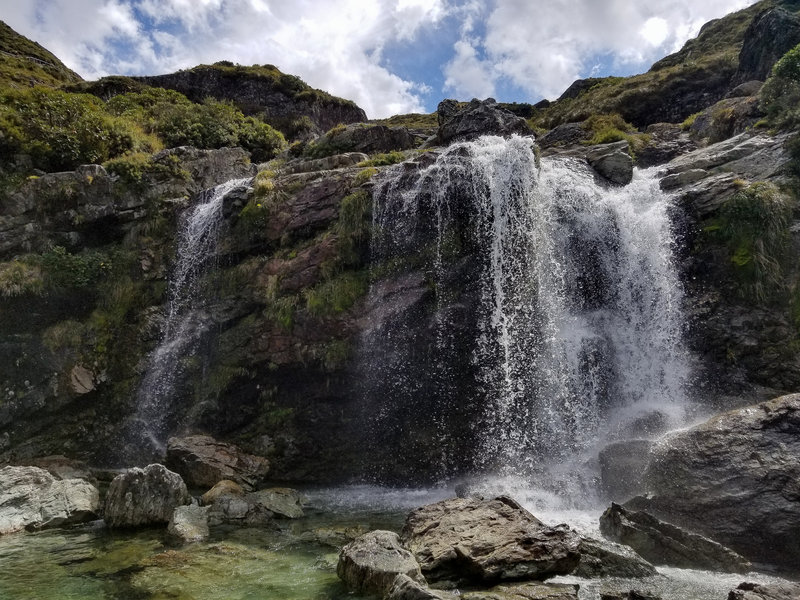 Lower part of Routeburn Falls