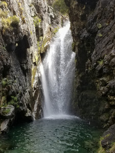 Lower part of Routeburn Falls