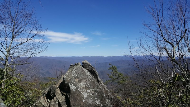 Great view and a good resting spot.  Spring 2017