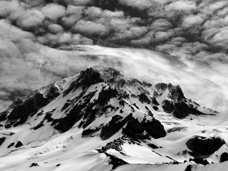 Mount Hood from upper Yocum Ridge