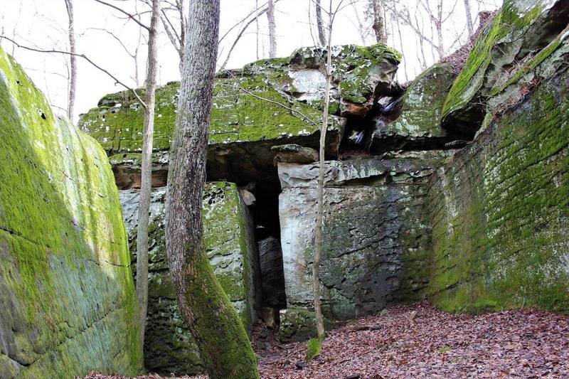 Trail through the rock