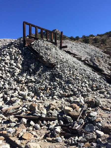 Buried Quantrell Mine entrance.