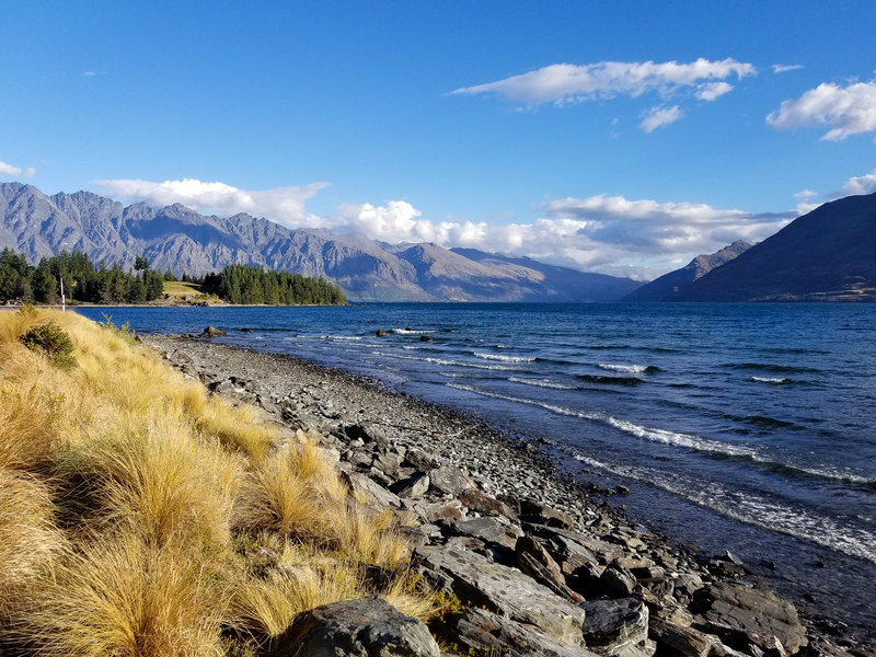 Lake Wakatipu from Queenstown Gardens