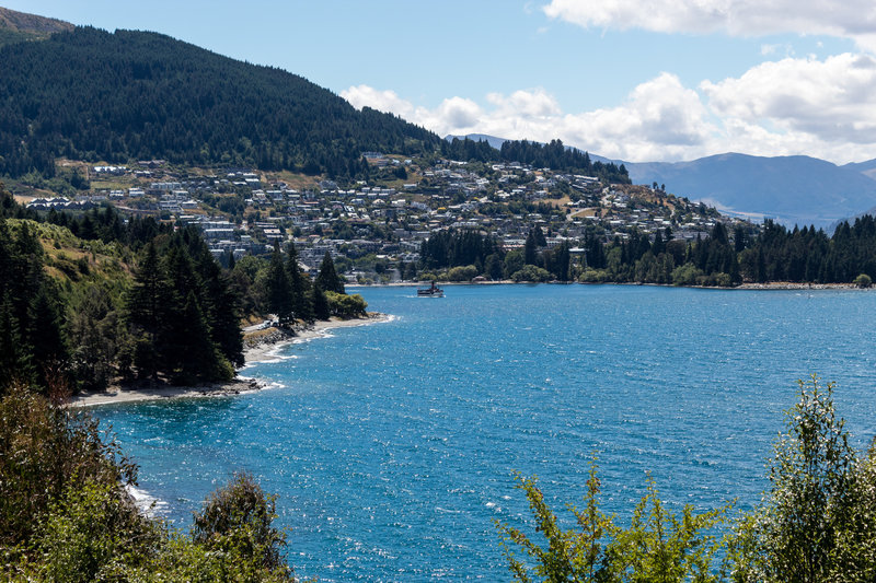 Queenstown from Sunshine Bay Track