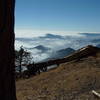 Monrovia Peak and Mt. Wilson from Hawkins Ridge