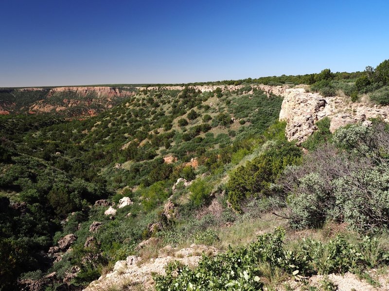 The Fortress Cliff from the end of the Rock Garden Trail