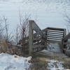 The fishing pier on Lake Twenty-one