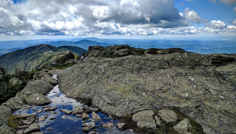 You can drive to the summit of Mt Mansfield or or hike the 2,500 ft in elevation over a one of kind 5.1 mile trail.... you know what to do!