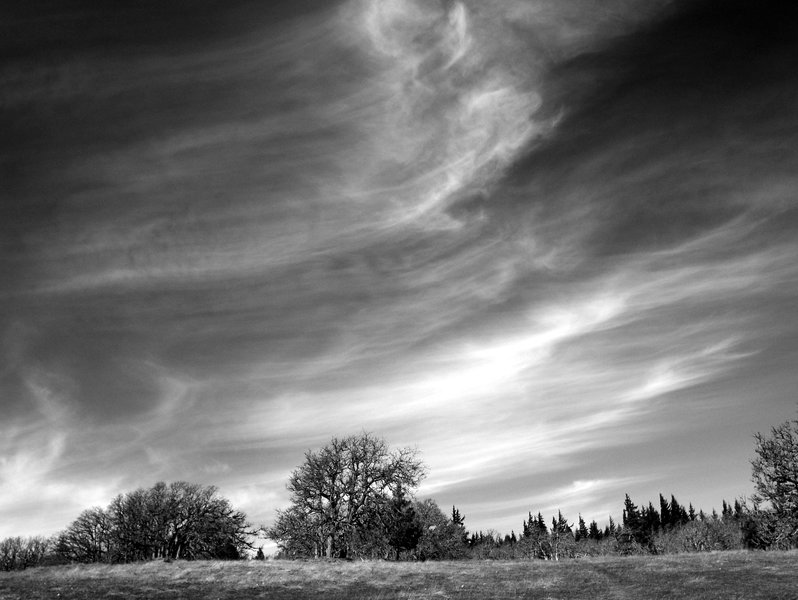 Clouds over Atwood Road