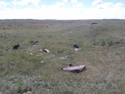 Old car / tractor parts along the NCT provide a glimpse of the area's homesteading history