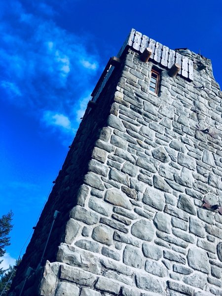 The observation tower atop Mt. Constitution.