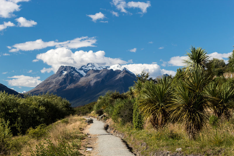 Snow covered Mount Earnslaw