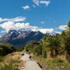 Snow covered Mount Earnslaw