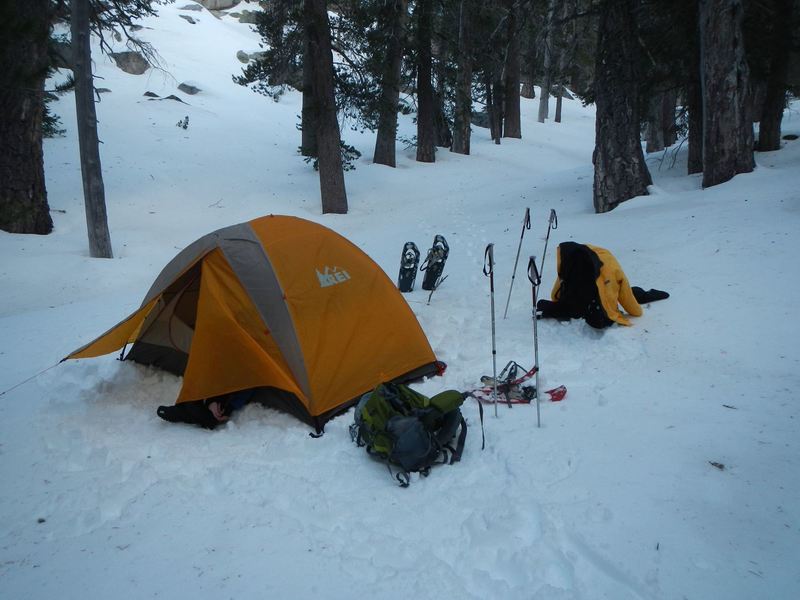 Campsite south of Round Valley - January 2016