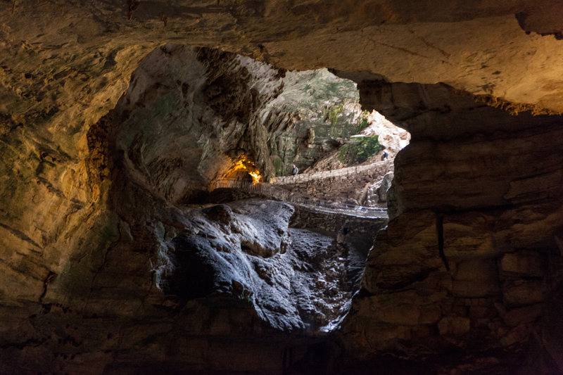 Natural Entrance to Carlsbad Caverns.... only 750" under ground