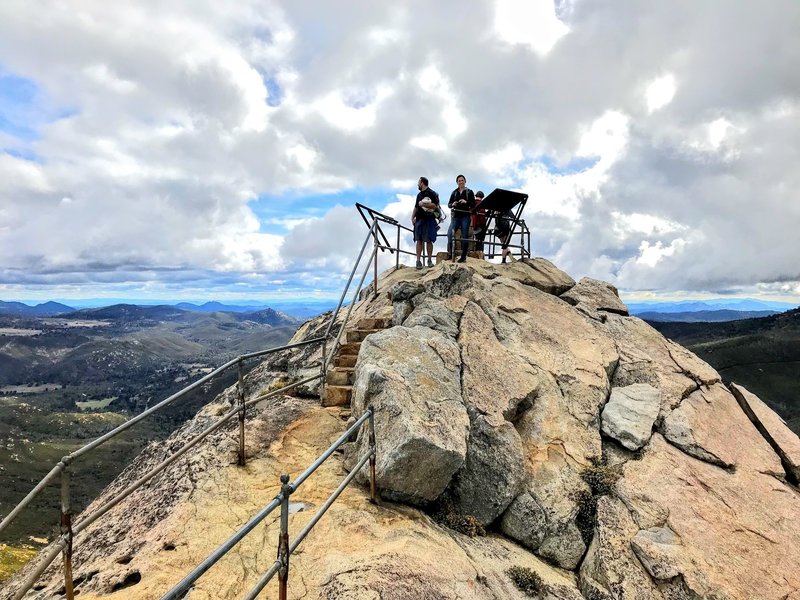 Standing on the summit