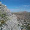 Looking North on the trail.