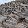 Utah's highest staircase - near the summit of Manns Peak in the La Sal Mountains.