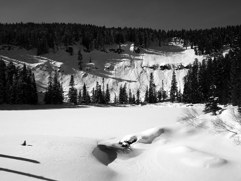 North Lake in winter