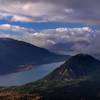 The Columbia Gorge and Wind Mountain from low on the Augspurger Trail