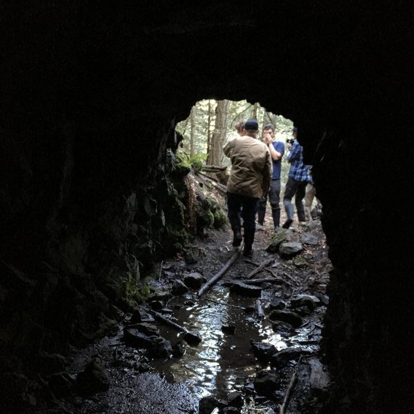 View from inside the mine.